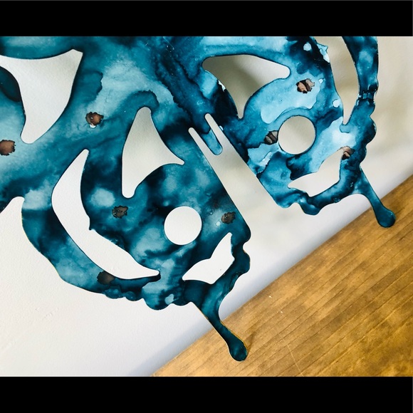 EARTHBOUND Blue Butterfly Wall Decor Large - Picture 2 of 7